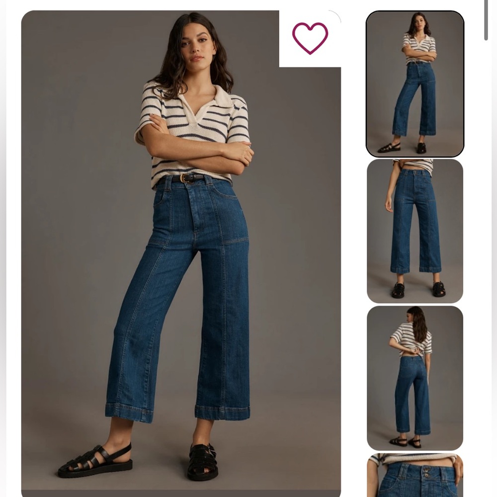 Pilcro Anthro Skipper Medium Wash Jeans 28T